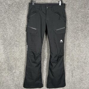 Burton Gloria Snow Pants Womens Small Black Waterproof Ski Snowboard Bootcut
